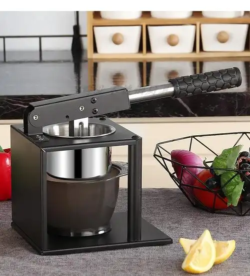 榨汁机新款手工小型甘蔗汁渣分离手动挤压器手压式压榨机橙汁【图片