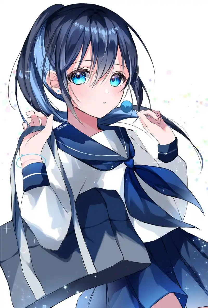 水手服女孩——画师たい焼き作品欣赏