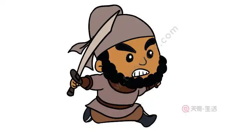 水浒人物简笔画鲁达