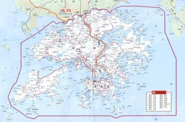 香港行政区划地图收集