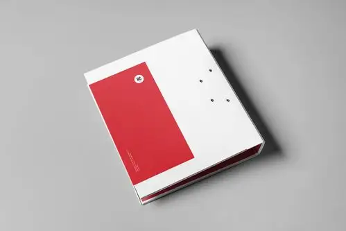 办公用品文件夹设计展示样机素材模板bindermockup