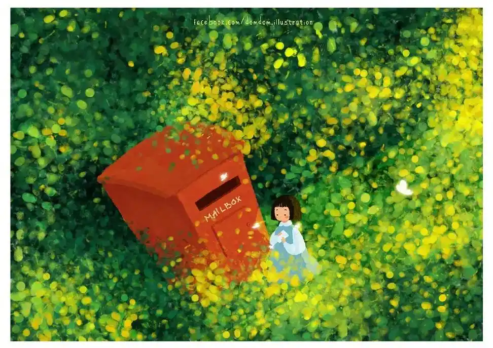 壁纸 每一个笔触画都是治愈你的样子#治愈系风景 越南插画师 - 抖音