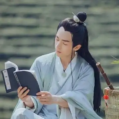 青山书生气息男生头像唯美古风真人头像古汉服