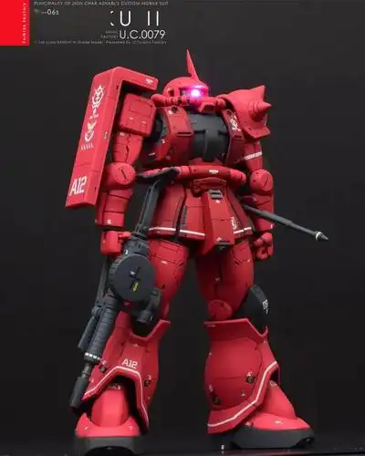 小t高达秀hgms06s夏亚专用扎古iitheorizin