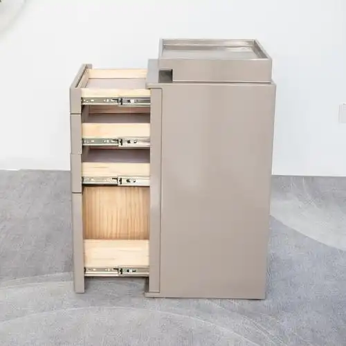 理发店工具柜实木柜美发工具柜子发廊专用工具台收纳储物柜带抽屉