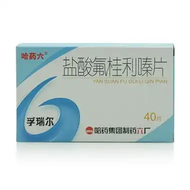 孚瑞尔 盐酸氟桂利嗪片 5毫克×40片 哈药集团制药六厂