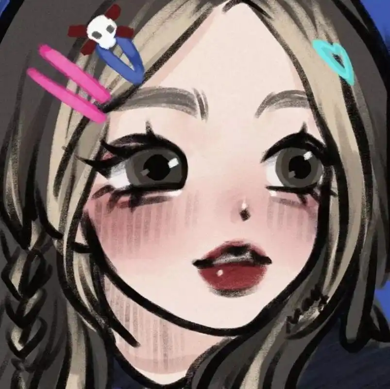 抖音超火手绘动漫女生头像可爱霸气超好看