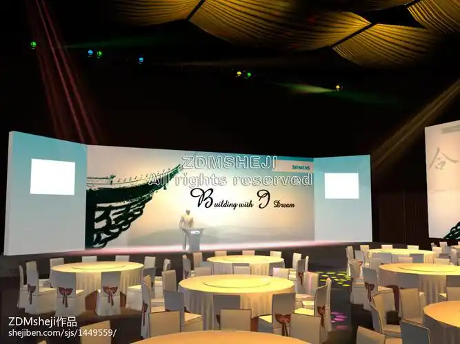 混搭风格会场布置方案效果图大全 – 设计本装修效果图