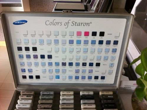 三星 星容台面定做 人造石进口台面样块 样盒