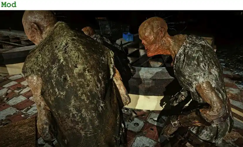 辐射4 npc同伴 lc 的超高清野性食尸鬼服装 截图