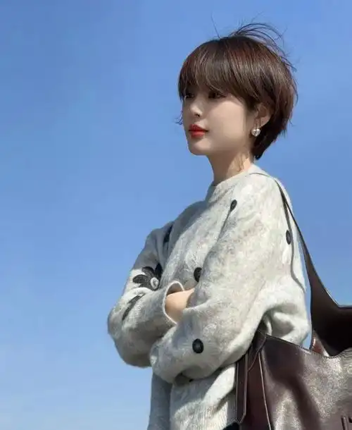 看韩女短发潮流