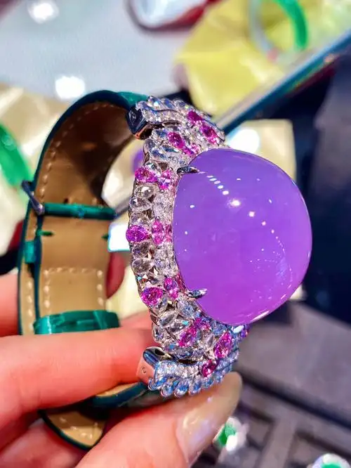 yyds帝王紫鸽子蛋手环