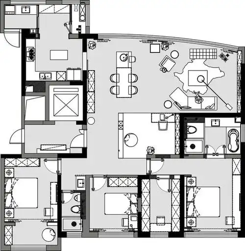 一道9米落地窗带来的无限风景