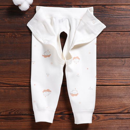 承承虎新生婴幼儿开裆裤3个月6个月婴儿男宝宝女宝宝贴身裤子舒绒暗扣