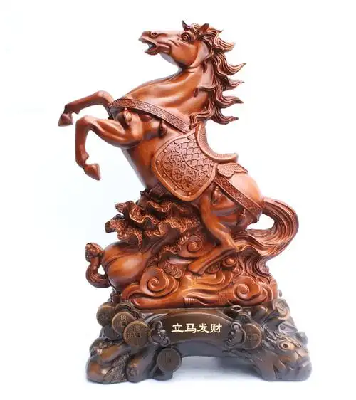 招财马摆件工艺品大号办公室桌家居风水装饰摆设公司店铺开业礼品
