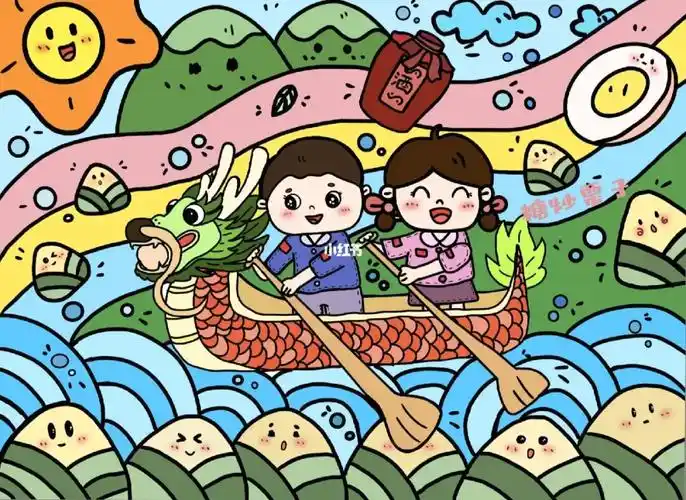 简笔画  #儿童简笔画  #画个简笔画  #画画的日常  #画画  #端午节