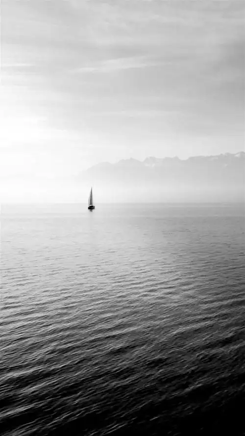 黑白风景,高清图片,手机锁屏桌面-壁纸族