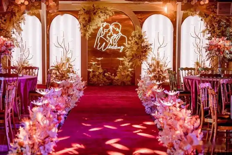 升级5大婚礼主题厅南凤巢餐饮发布一站式婚礼堂