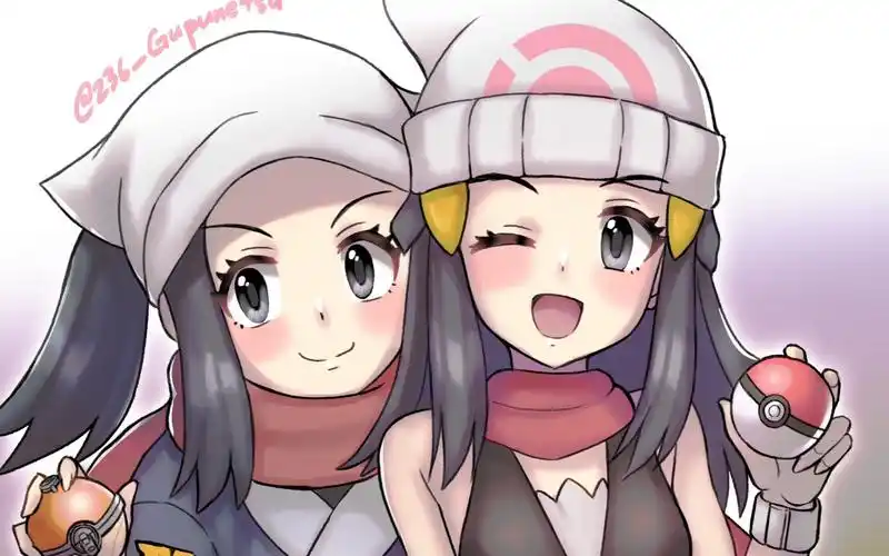 宝可梦 小光/小照同人图合集 最可爱最有活力的光殿~与小智最有默契的