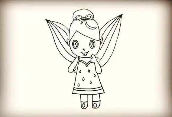 小精灵简笔画 小精灵简笔画仙子