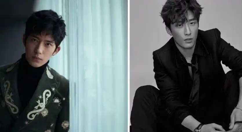 井柏然和窦骁长得像吗两个人的眉眼脸型都十分相似