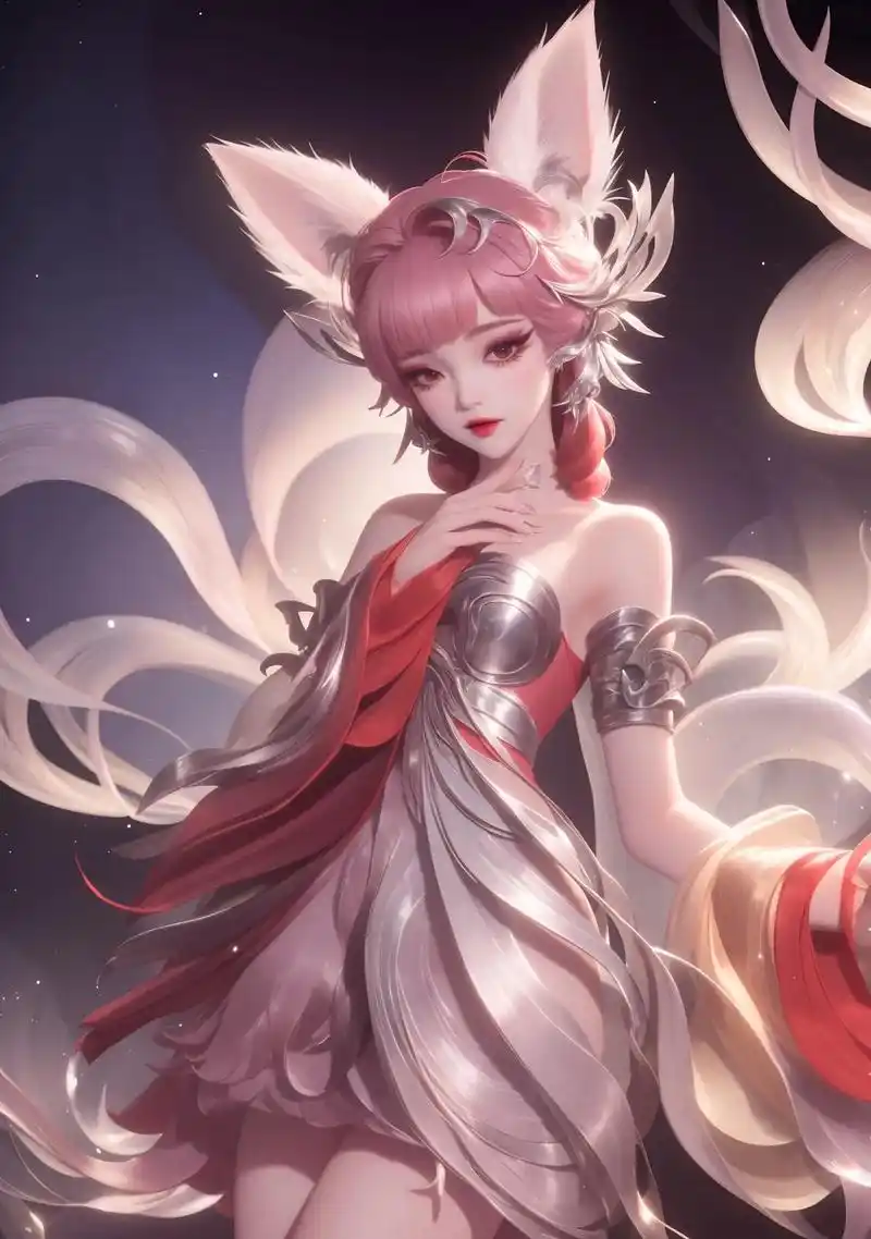 动漫美图 #王者女英雄 #妲己 #妲己九尾狐皮肤 - 抖音