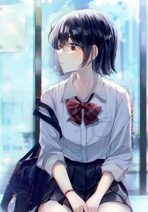 原创知性优雅的二次元动漫小姐姐高清图片