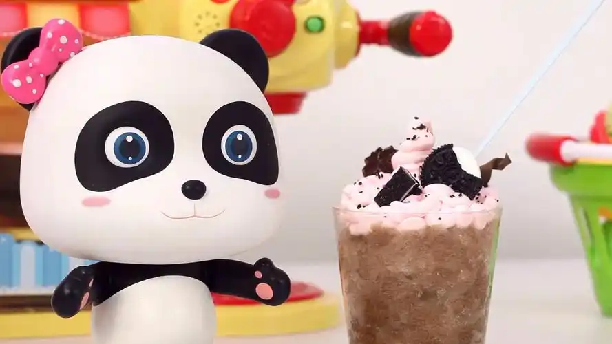 宝宝巴士玩具,妙妙一起做沙冰,有许多新鲜的水果制作成美味的沙冰,小