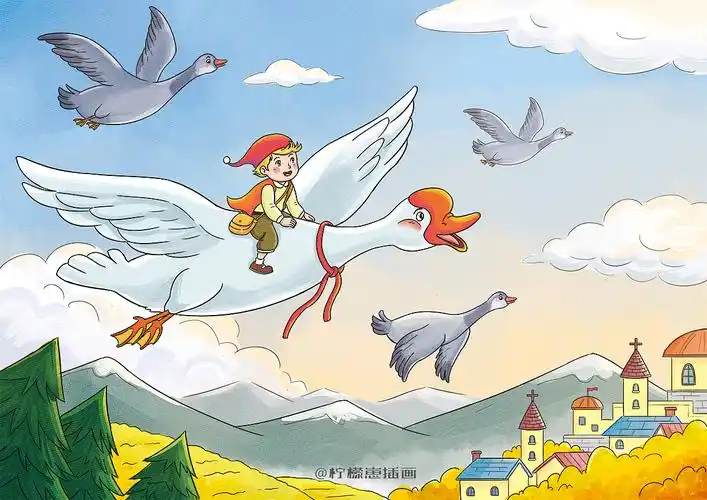 童话故事书插图_柠檬崽插画-站酷zcool