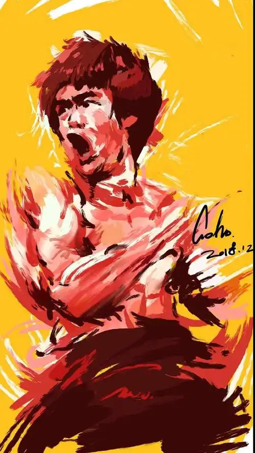 我要上热门#手绘李小龙