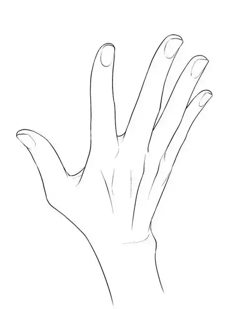 画集收录手脚腿线稿