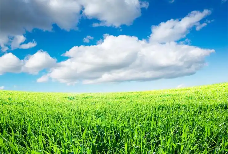 蓝天草地背景图片,白云蓝天ps背景素材