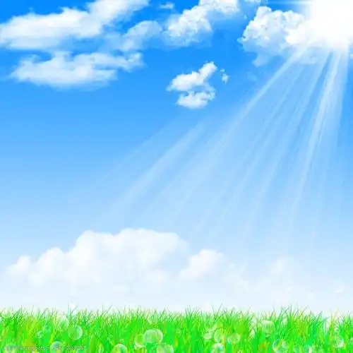 蓝天白云背景图片