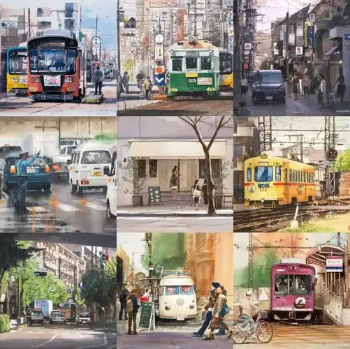 日本水彩画家渡部政人masatowatanabe