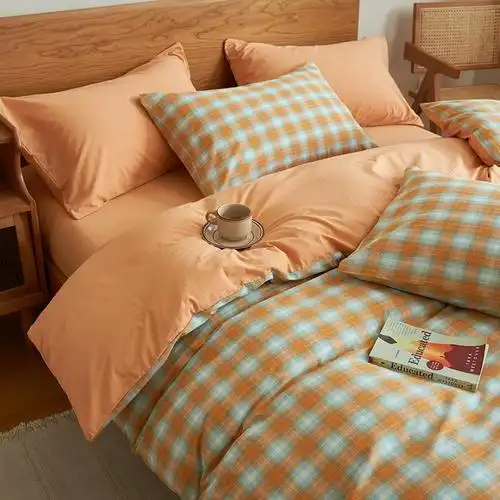 简约纯棉被套单件全棉单独被罩150x200被单人学生宿舍内胆套床品