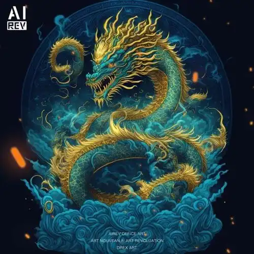 威武霸气的青龙