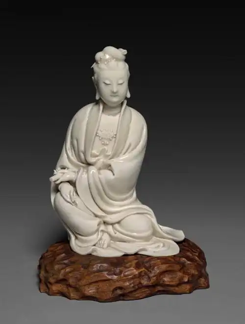 好文回顾:1200万的何朝宗达摩像,值!_德化_款识_渡海观音