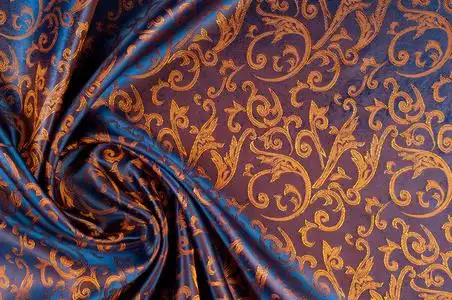 丝绸织物的质地.