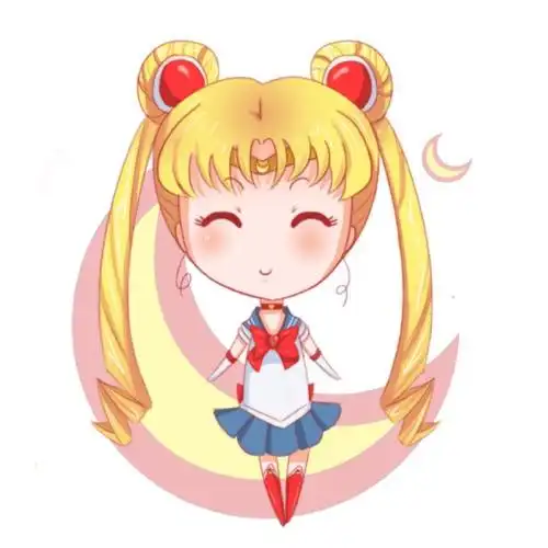 15#美少女战士# q版女生闺蜜头像一对 一样的发型和服装,我只愿意和你