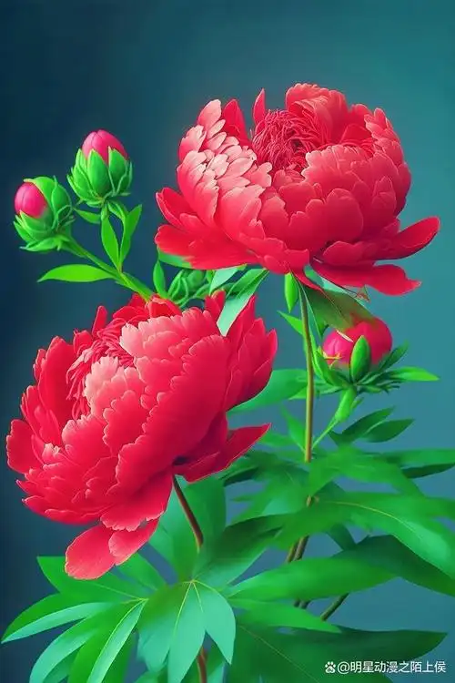 中国人一向把牡丹看作是富贵吉祥,繁荣幸福的象征.