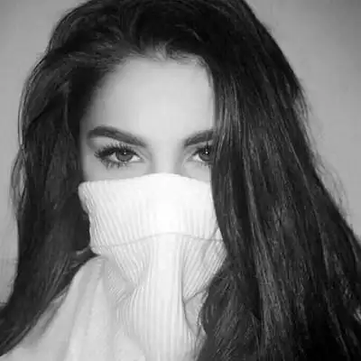 超拽霸气黑白女生头像图片