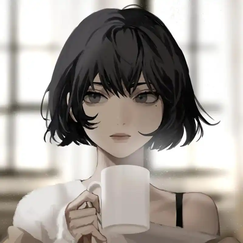 短发女生头像图集.想开了自然微笑,看破了肯定放下.#女生头像 - 抖音