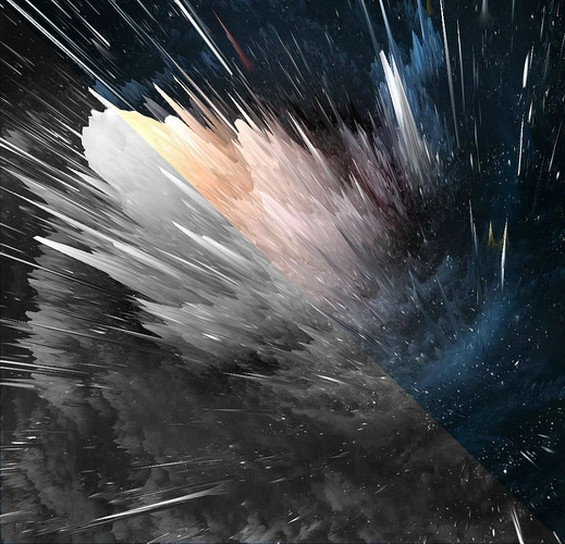 利用ps的3d功能做的喷溅效果