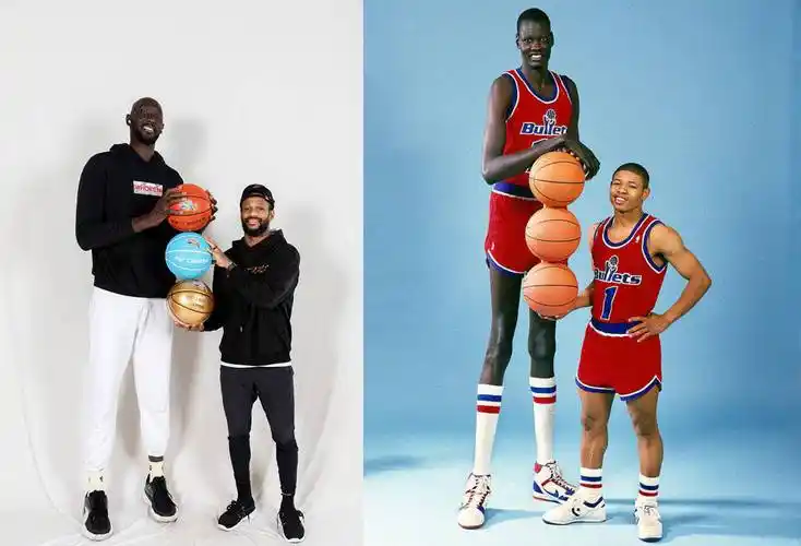 新疆外援法尔和杰克逊致敬nba经典照片_波尔_博格斯_身高