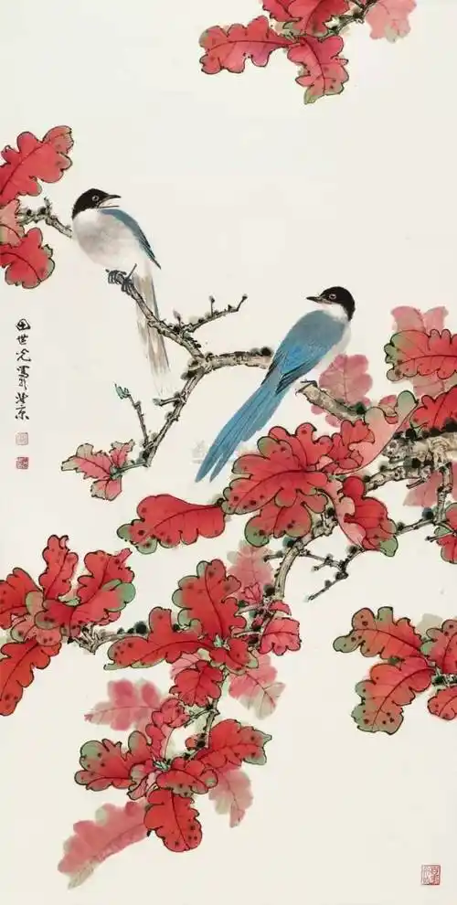 花鸟画得这么美又怎能不让人爱