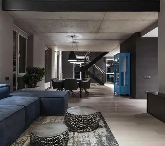 水泥装饰墙面的工业风格