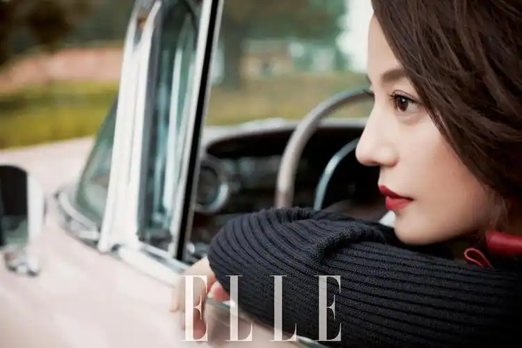 美艳赵薇侧脸动人