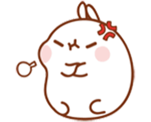 卡通动物贴纸生气兔子gif动图_动态图_表情包下载_soogif