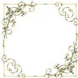 欧美风相框边框素材图片