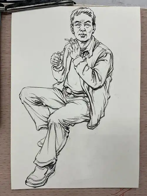 美术生  #速写写生  #美术生集训  #速写人物  #速写  #速写纯è